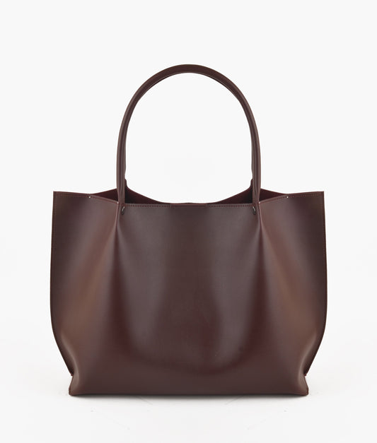 Burgundy tote bag